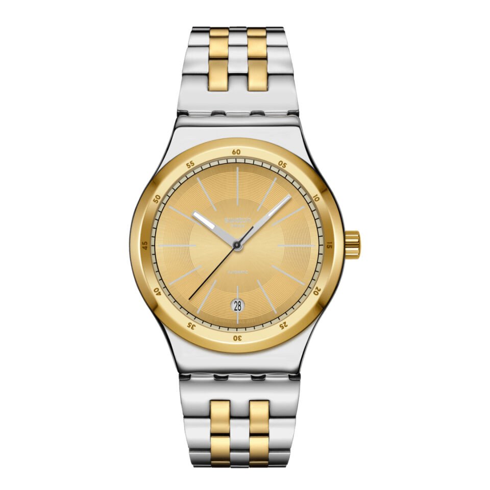Swatch Yis437G Goldcloak Mechanism Erkek Kol Saati