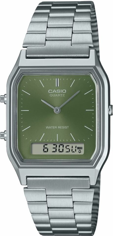 Casio AQ-230A-3AMQYDF Analog Digital Unisex Kol Saati