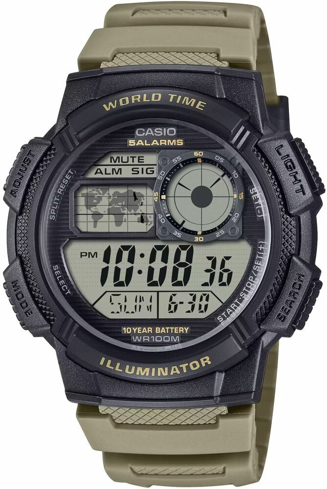 Casio Ae-1000W-5Avdf Digital Erkek Kol Saati