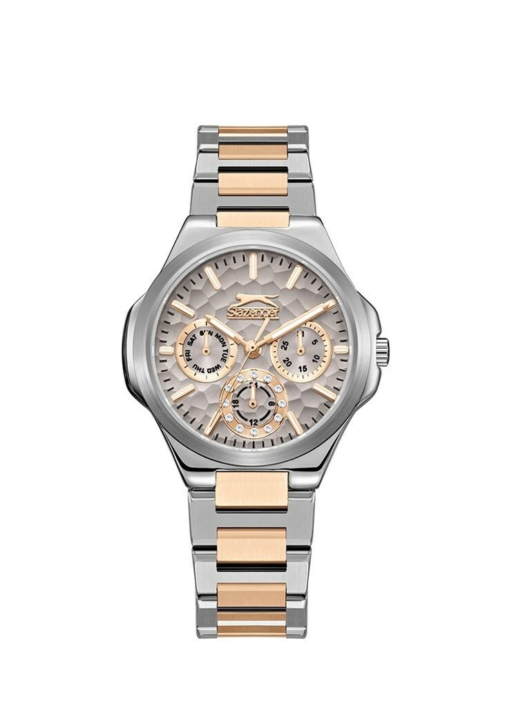Slazenger SL.09.2365.4.02 Quartz Çelik Rose/Gri 44 Mm Erkek Kol Saati