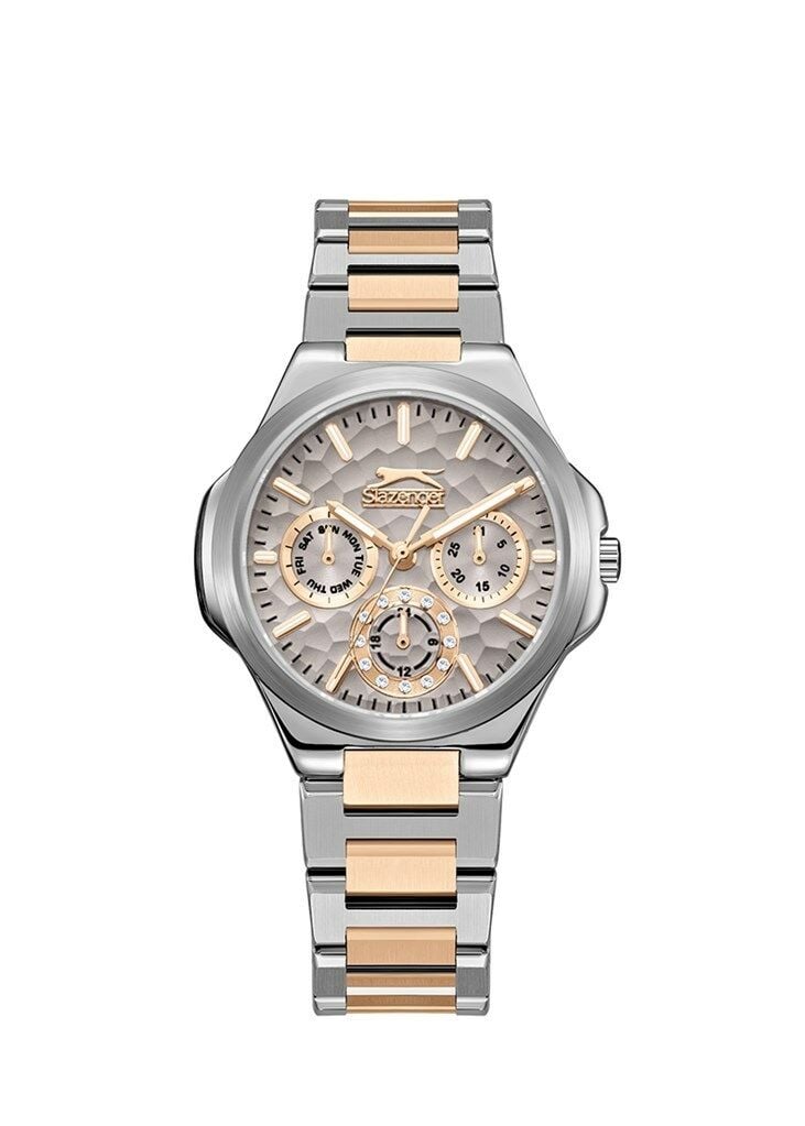 Slazenger SL.09.2365.4.02 Quartz Çelik Rose/Gri 44 Mm Erkek Kol Saati