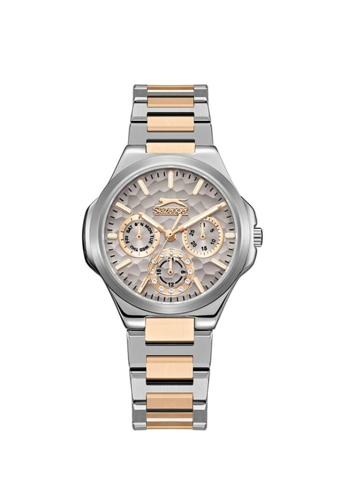 Slazenger SL.09.2365.4.02 Quartz Çelik Rose/Gri 44 Mm Erkek Kol Saati