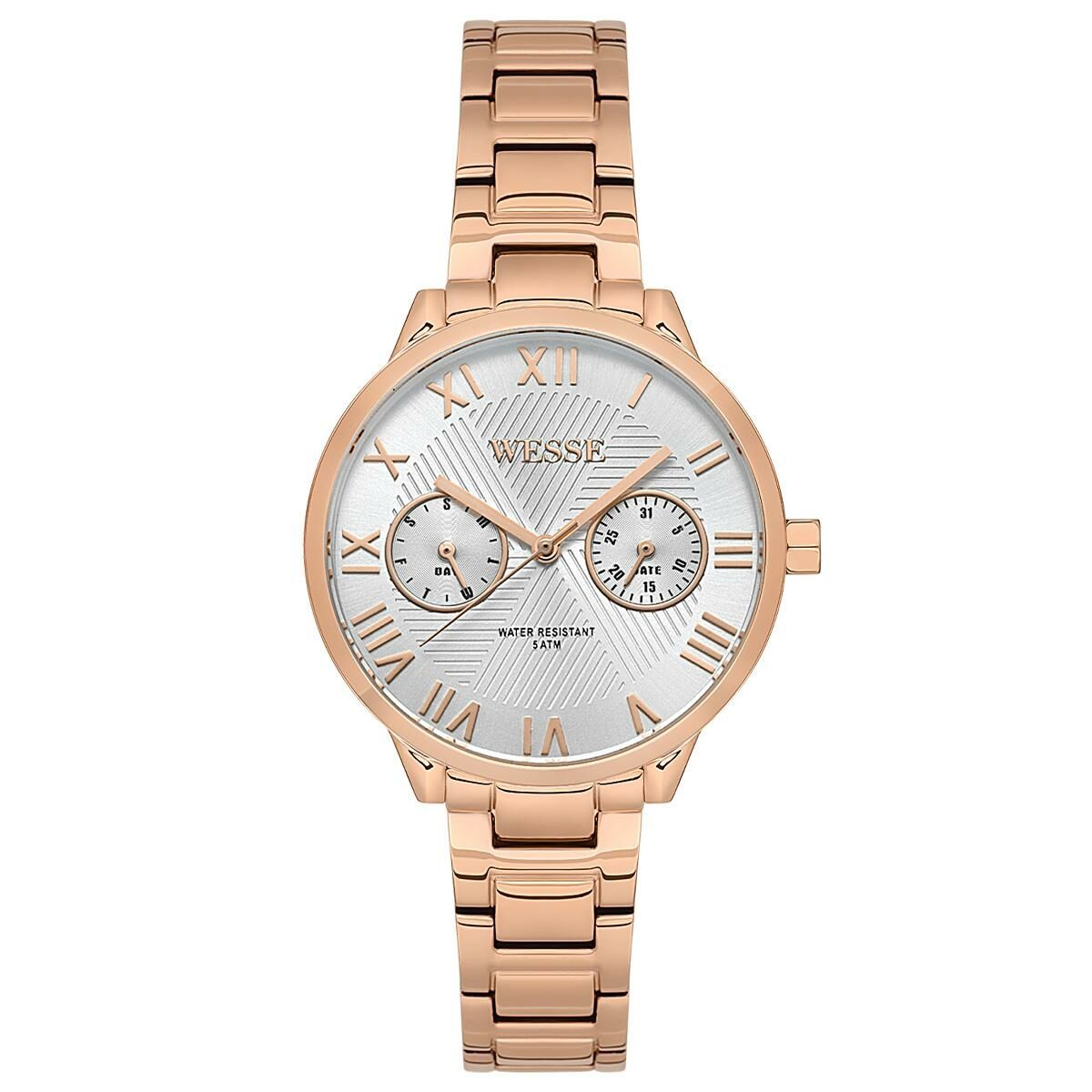 Wesse WWL303005 Quartz Çelik Rose Gold 34 Mm Kadın Kol Saati