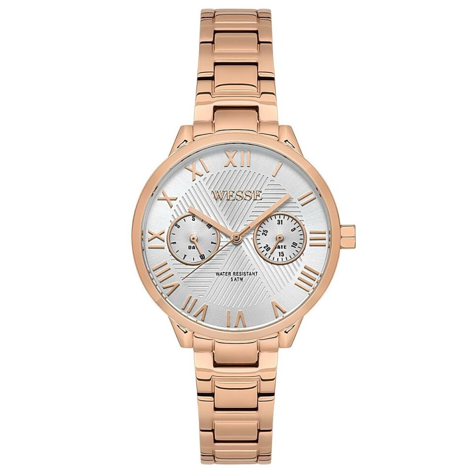 Wesse WWL303005 Quartz Çelik Rose Gold 34 Mm Kadın Kol Saati