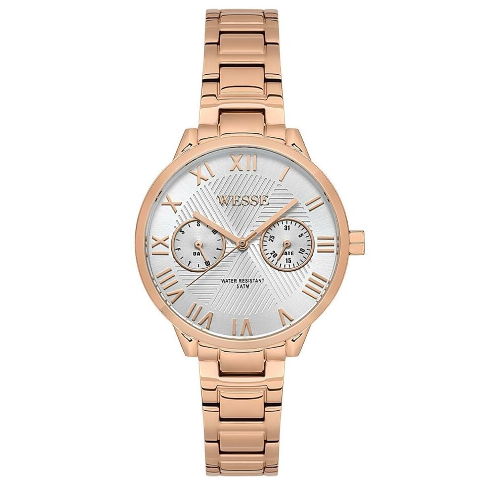 Wesse WWL303005 Quartz Çelik Rose Gold 34 Mm Kadın Kol Saati