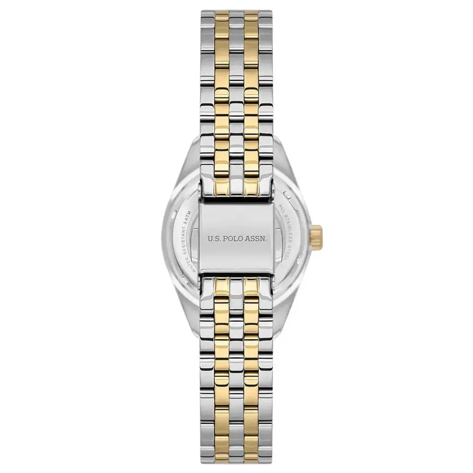 U.s. Polo Assn. USPA2109-04 Quartz Çelik Gri Altın Rengi 28 Mm Kadın Kol Saati