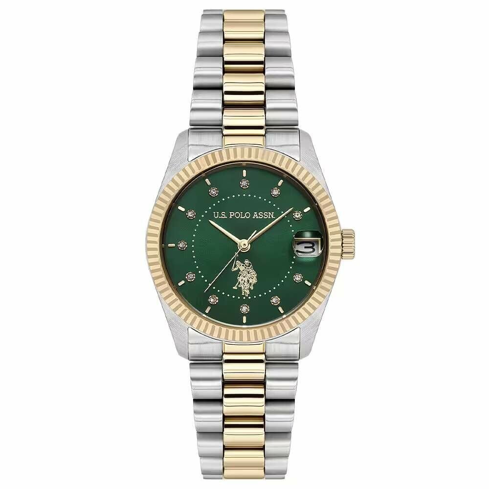 U.s. Polo Assn. USPA2156-04 Quartz Çelik Gri Altın Rengi 32 Mm Kadın Kol Saati