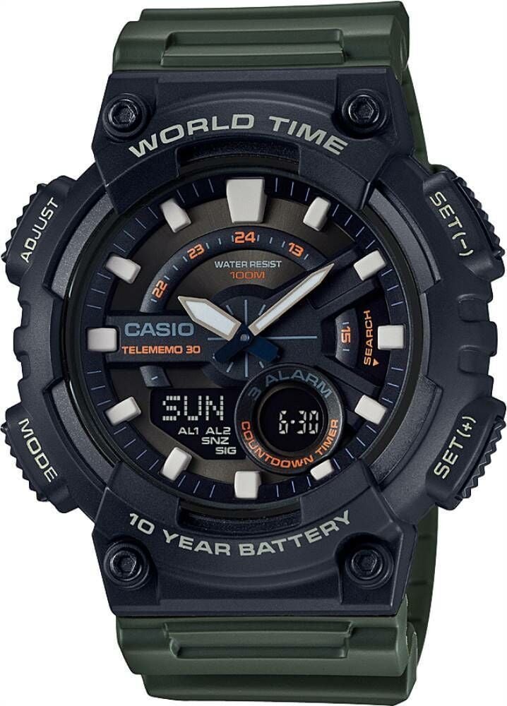 Casio Aeq-110W-3Avdf Digital Erkek Kol Saati