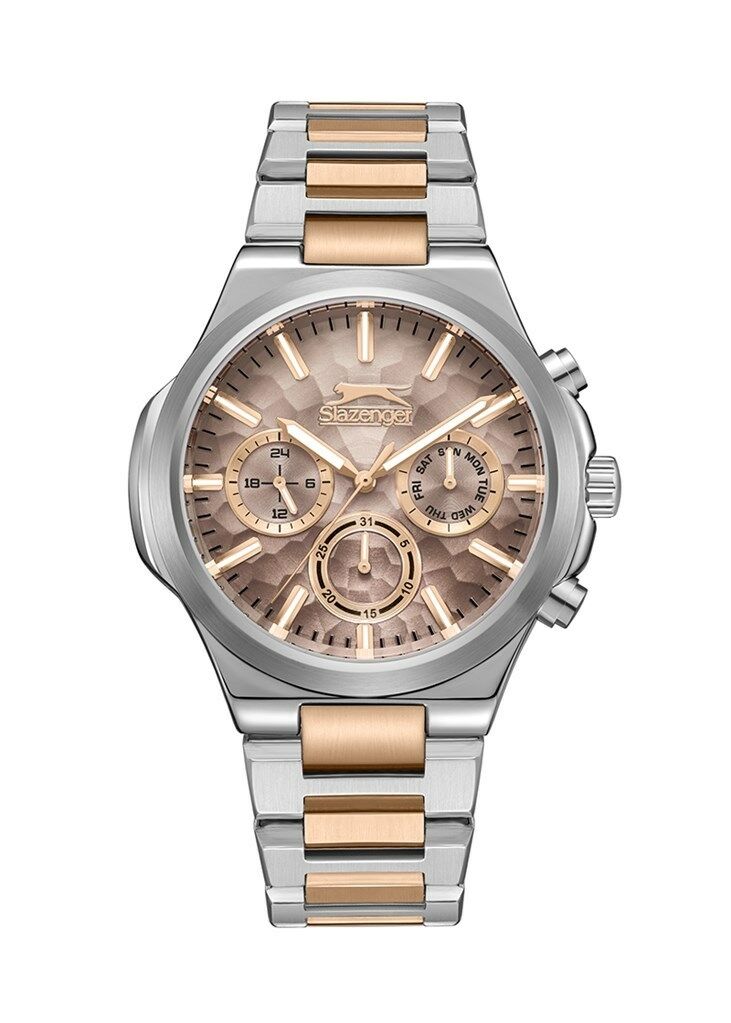 Slazenger SL.09.2427.2.02 Quartz Çelik Rose/Gri 45 Mm Erkek Kol Saati