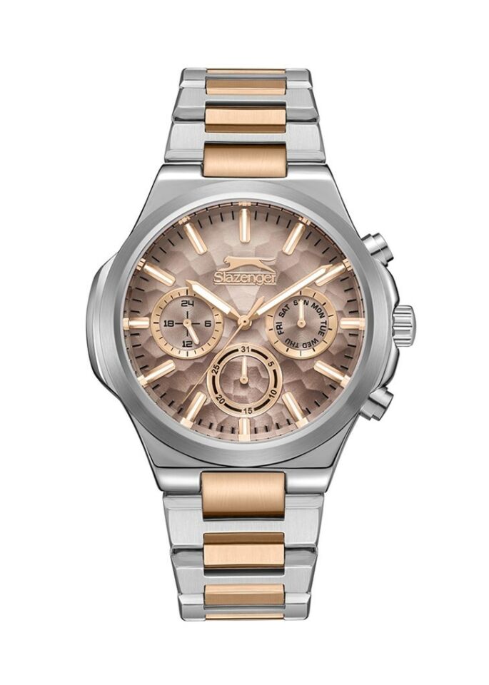 Slazenger SL.09.2427.2.02 Quartz Çelik Rose/Gri 45 Mm Erkek Kol Saati