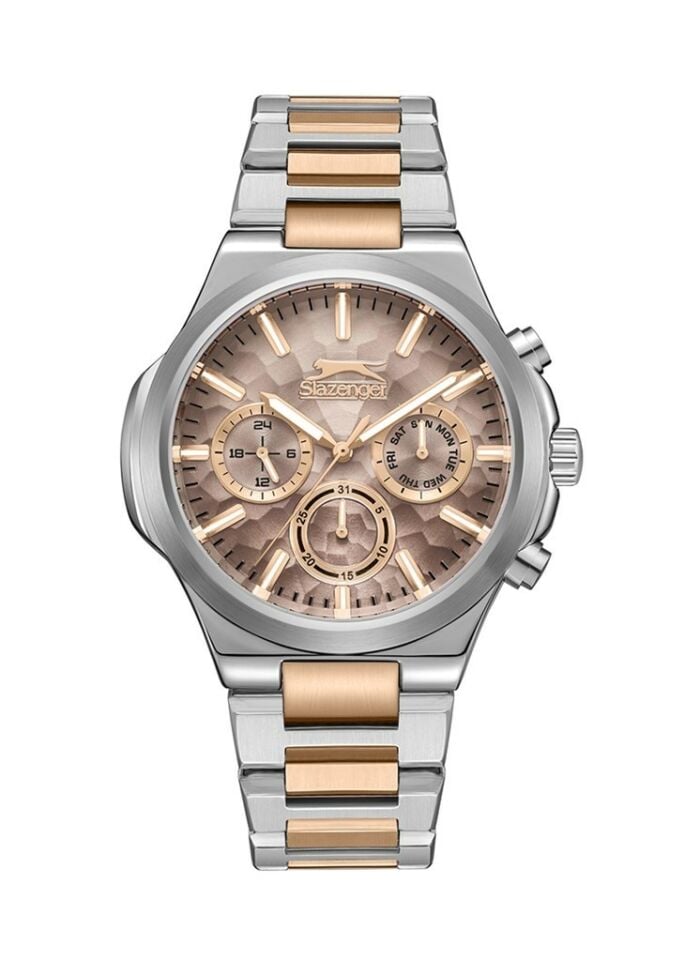 Slazenger SL.09.2427.2.02 Quartz Çelik Rose/Gri 45 Mm Erkek Kol Saati