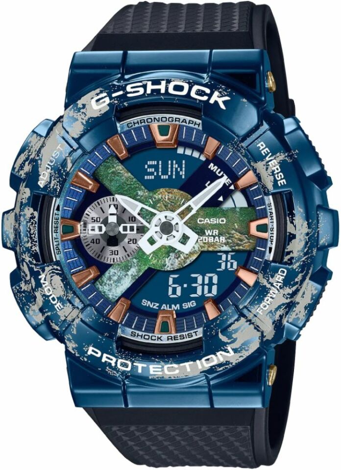 Casio Gm-110Earth-1Adr G-Shock Erkek Kol Saati