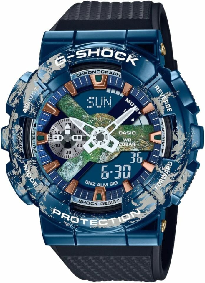 Casio Gm-110Earth-1Adr G-Shock Erkek Kol Saati