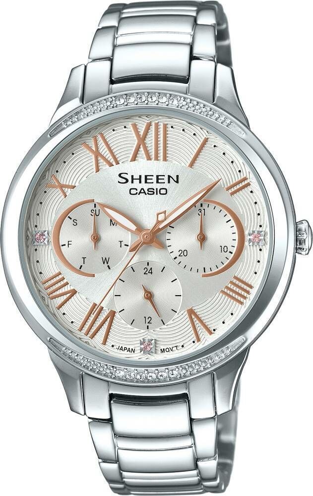 Casio She-3058D-7Audr Sheen Kadın Kol Saati