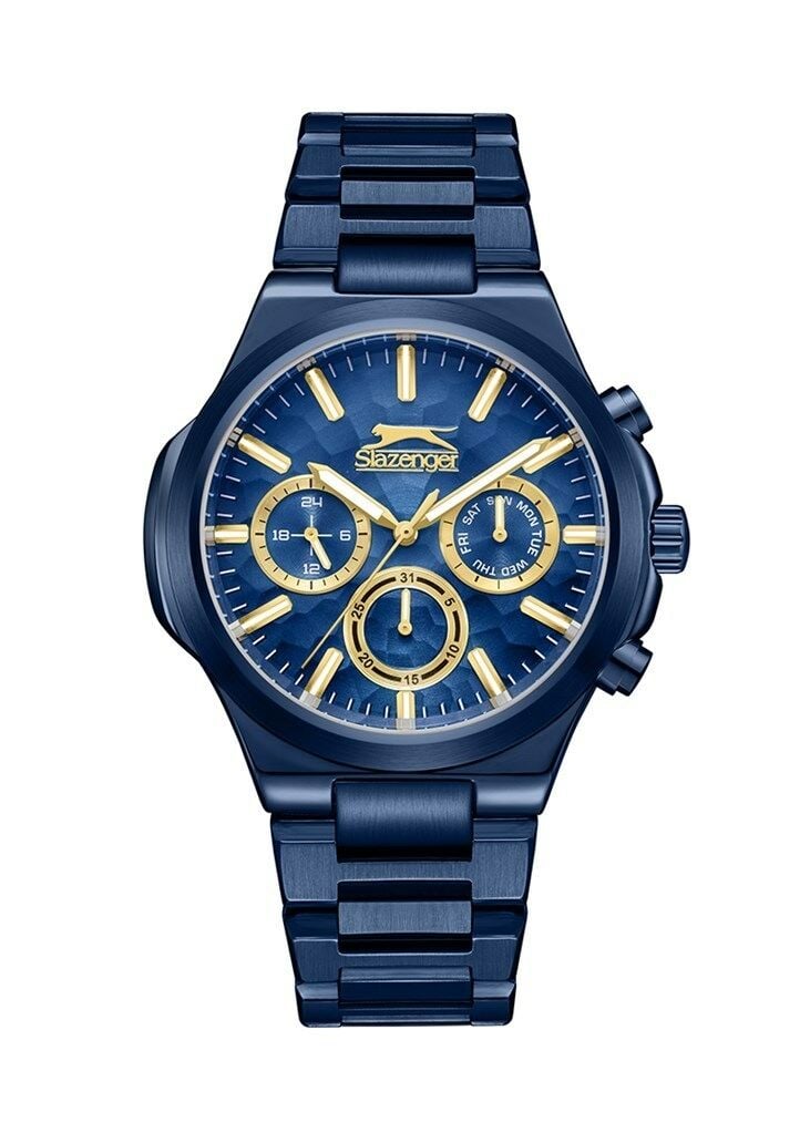 Slazenger SL.09.2427.2.04 Quartz Çelik Lacivert 45 Mm Erkek Kol Saati