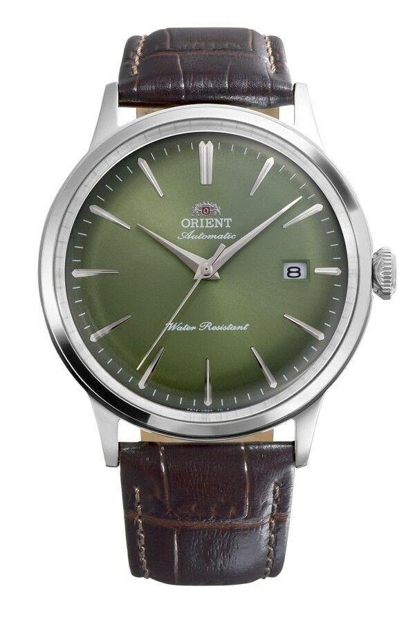Orient RA-AC0029E30B Otomatik Deri Kahverengi Yeşil Kadran 40 Mm Erkek Kol Saati