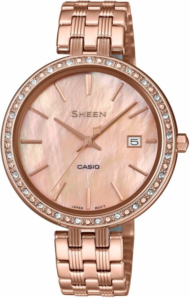 Casio She-4052Pg-4Audf Sheen Kadın Kol Saati