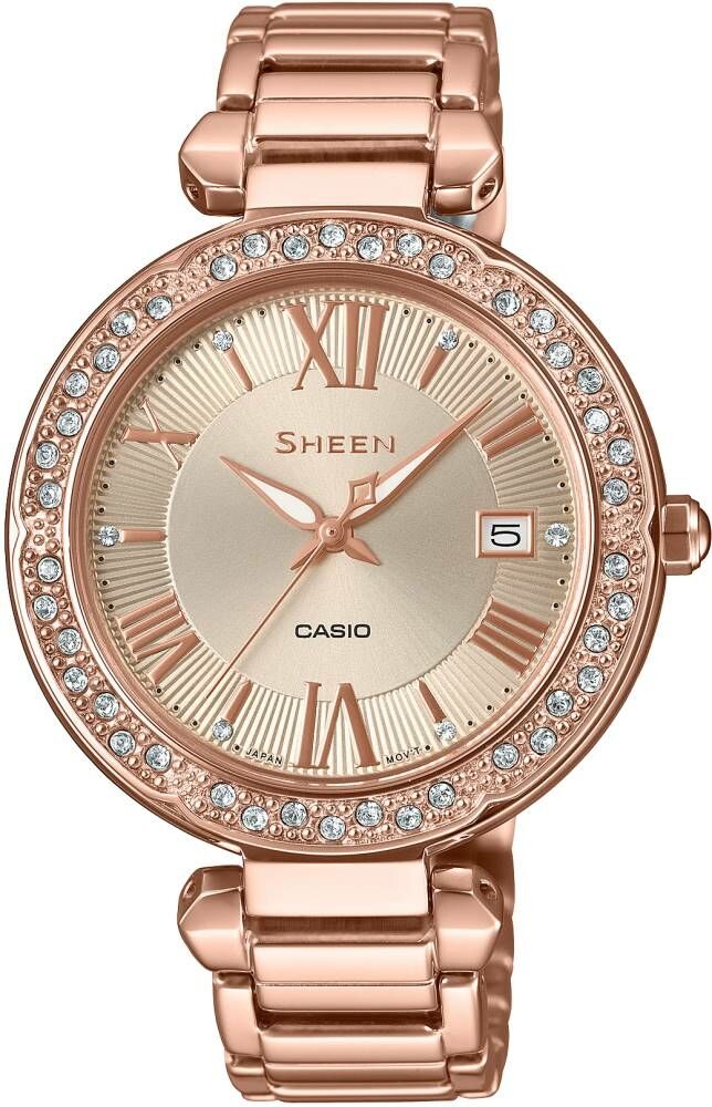 Casio She-4057Pg-4Audf Sheen Kadın Kol Saati