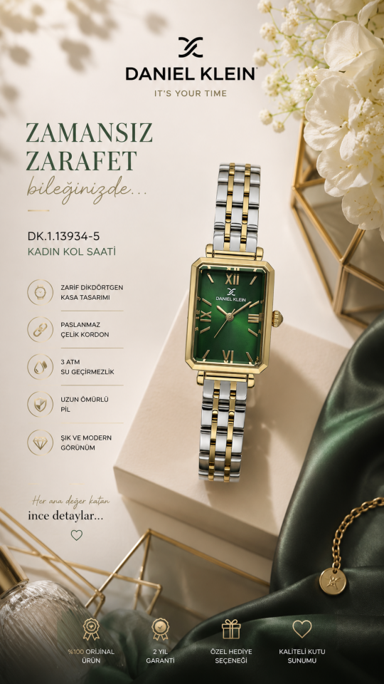 Daniel Klein Dk.1.13934-5 Kadın Kol Saati