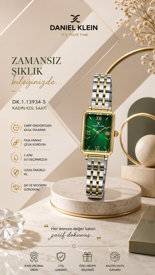 Daniel Klein Dk.1.13934-5 Kadın Kol Saati