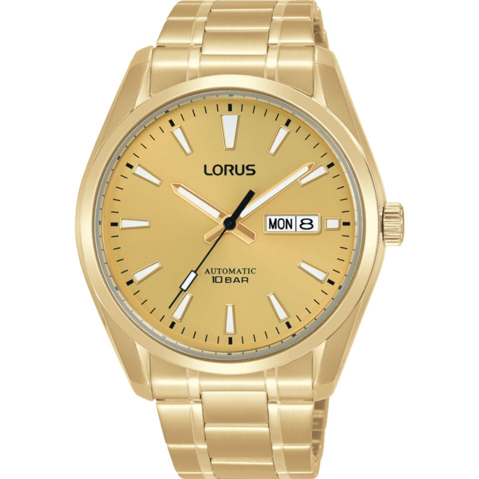 Lorus RL456BX9 Quartz Çelik Altın Rengi 43 Mm Erkek Kol Saati