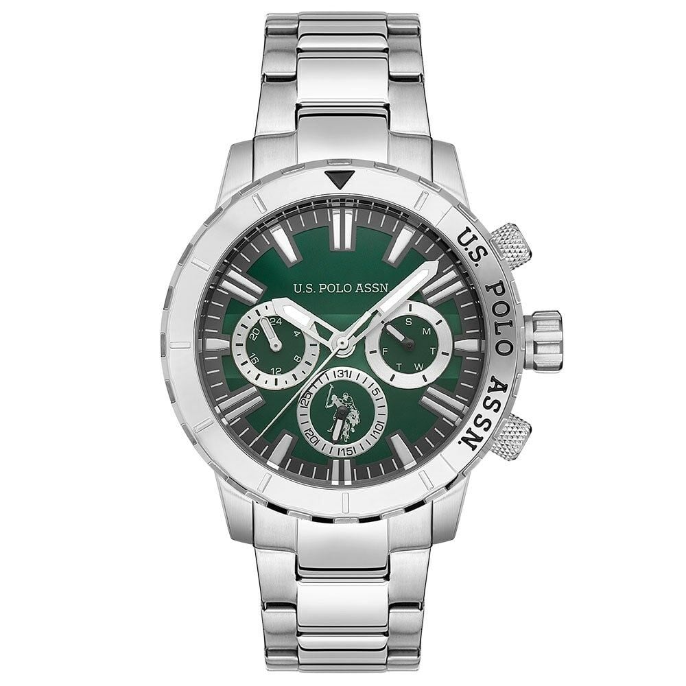 U.s. Polo Assn. USPA1026-12 Quartz Çelik 45 Mm Gri Erkek Kol Saati