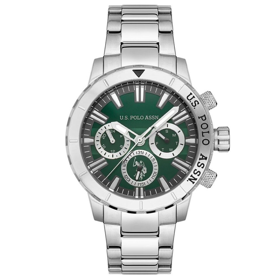 U.s. Polo Assn. USPA1026-12 Quartz Çelik 45 Mm Gri Erkek Kol Saati