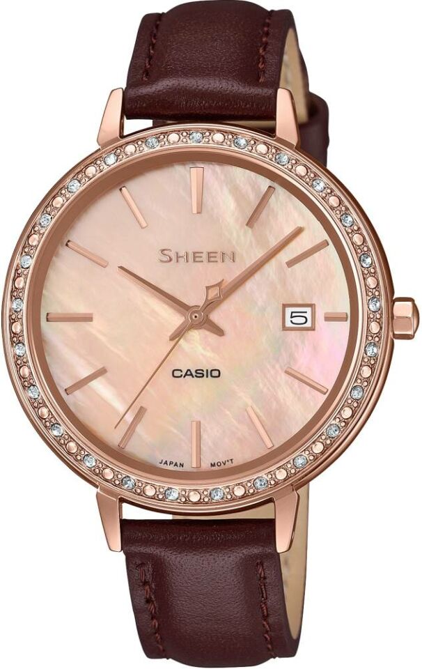 Casio She-4052Pgl-4Audf Sheen Kadın Kol Saati
