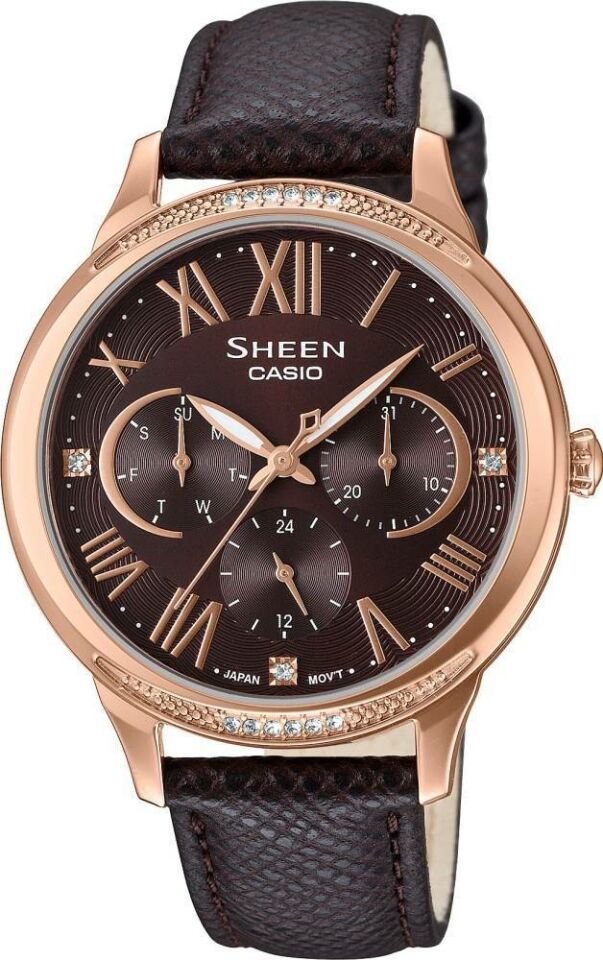Casio She-3058Pgl-5Audr Sheen Kadın Kol Saati