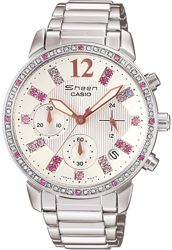 Casio Shn-5013D-7Adr Sheen Kadın Kol Saati