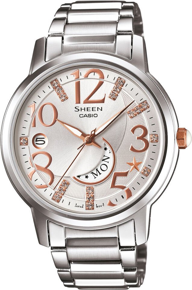 Casio She-4028D-7Adr Sheen Kadın Kol Saati