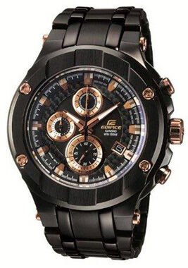 Casio Efx-500Bk-1Avdf Gold Label Erkek Kol Saati