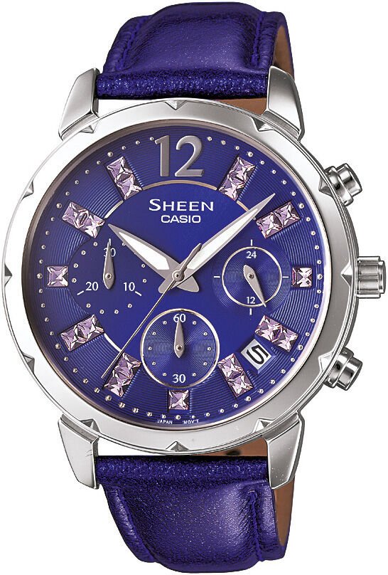 Casio She-5024Bl-6Adr Sheen Kadın Kol Saati