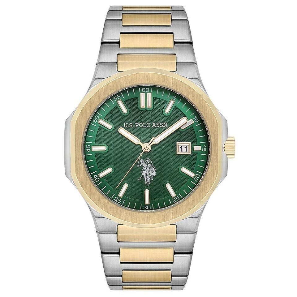 U.s. Polo Assn. USPA1091-04 Quartz Çelik Altın/Gümüş 44 Mm Erkek Kol Saati