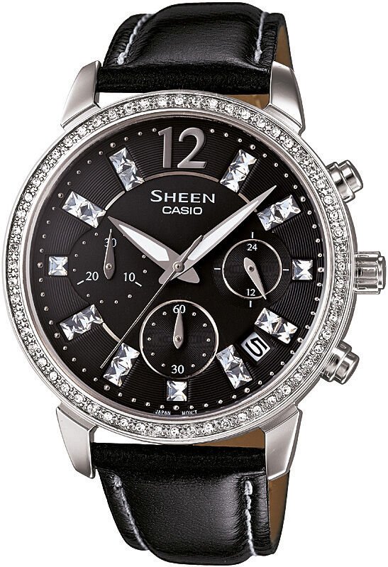 Casio She-5025Bl-1Adr Sheen Kadın Kol Saati