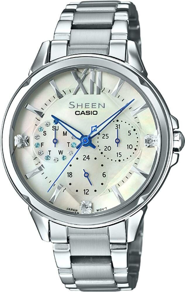 Casio She-3056D-7Audr Sheen Kadın Kol Saati