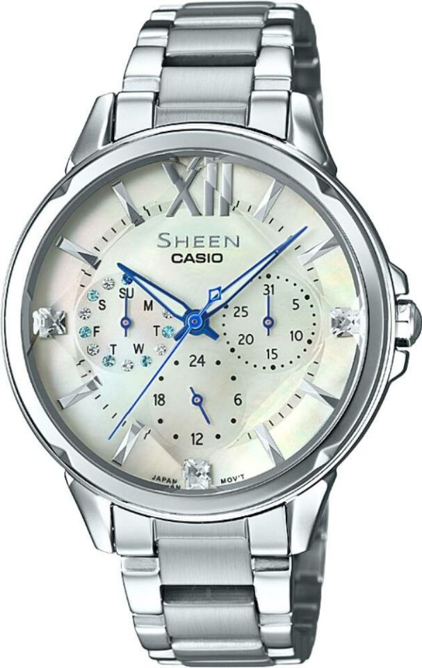 Casio She-3056D-7Audr Sheen Kadın Kol Saati