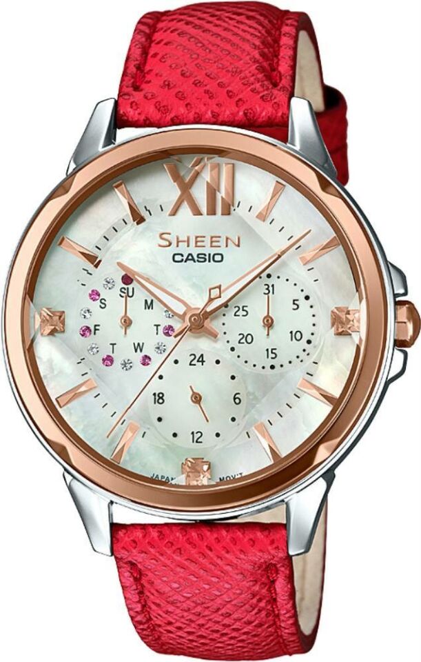 Casio She-3056Gl-7Audr Sheen Kadın Kol Saati