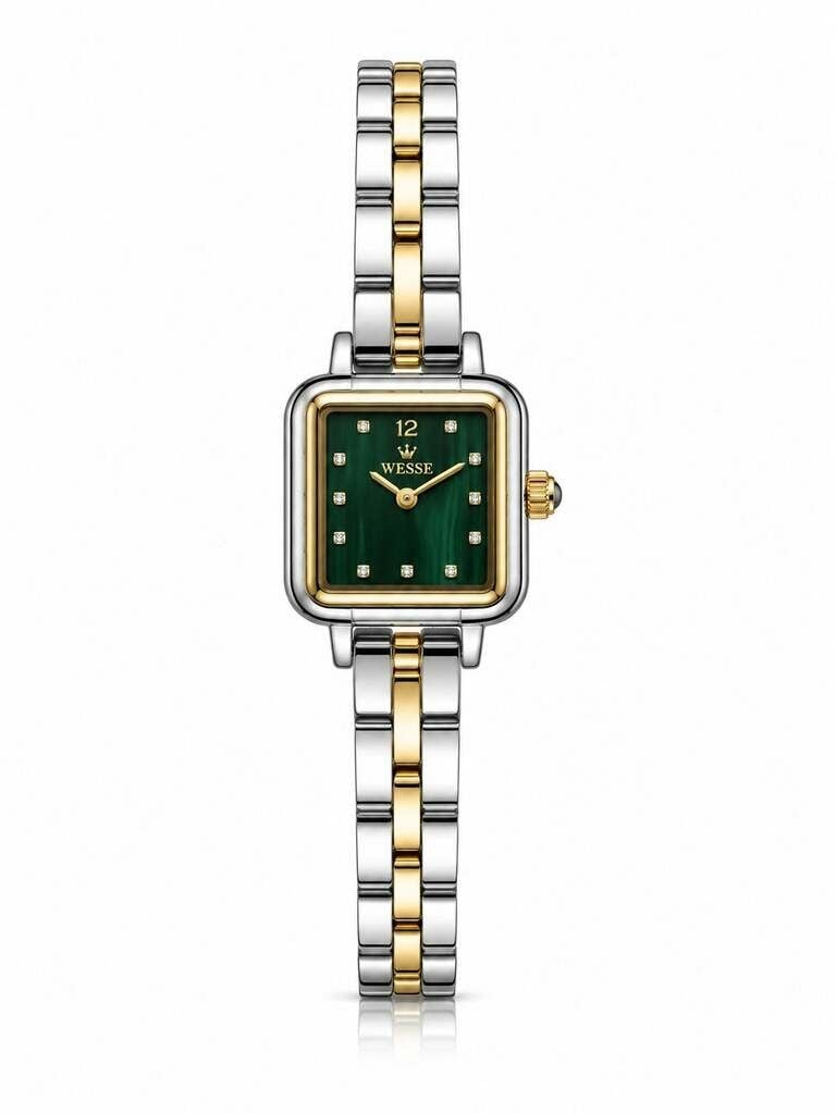 Wesse WWL117004 Quartz Çelik Gri Altın Rengi 21 Mm Kadın Kol Saati