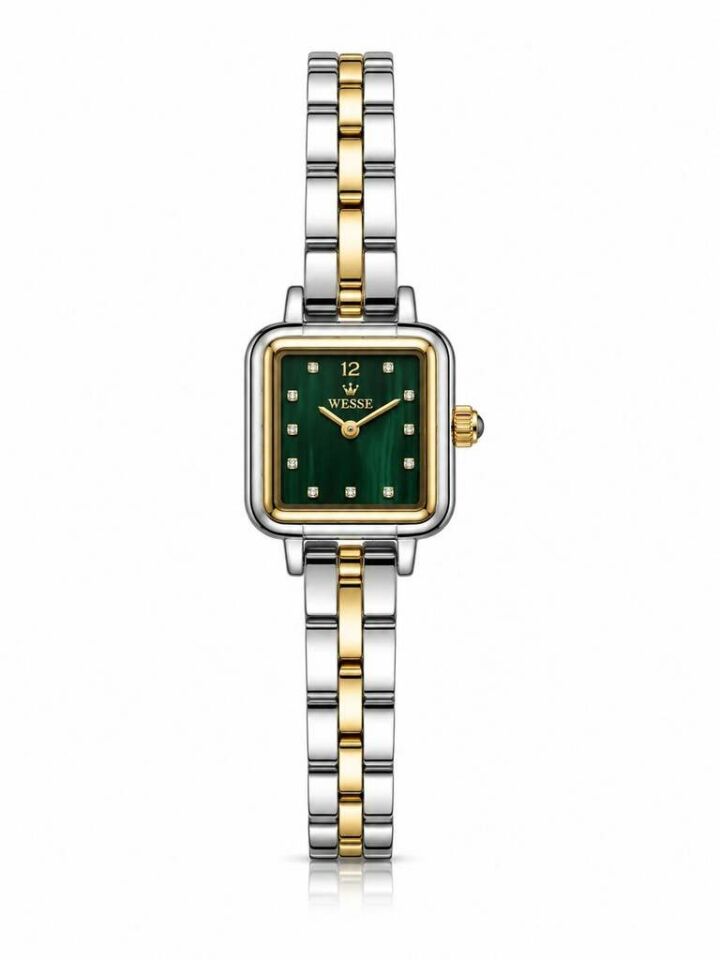 Wesse WWL117004 Quartz Çelik Gri Altın Rengi 21 Mm Kadın Kol Saati
